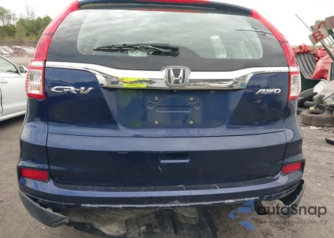 2015 Honda Cr-V Lx из США, поврежденный, VIN 5J6RM4H35FL113199